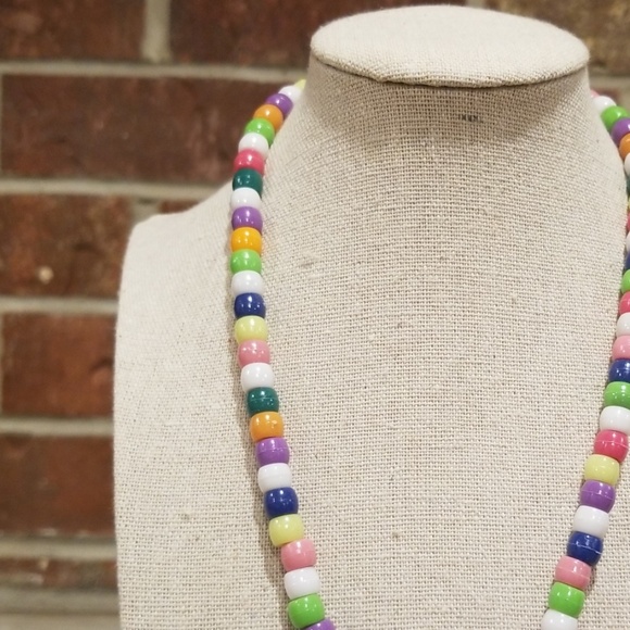 Multicolored Beaded Necklace - Picture 4 of 5